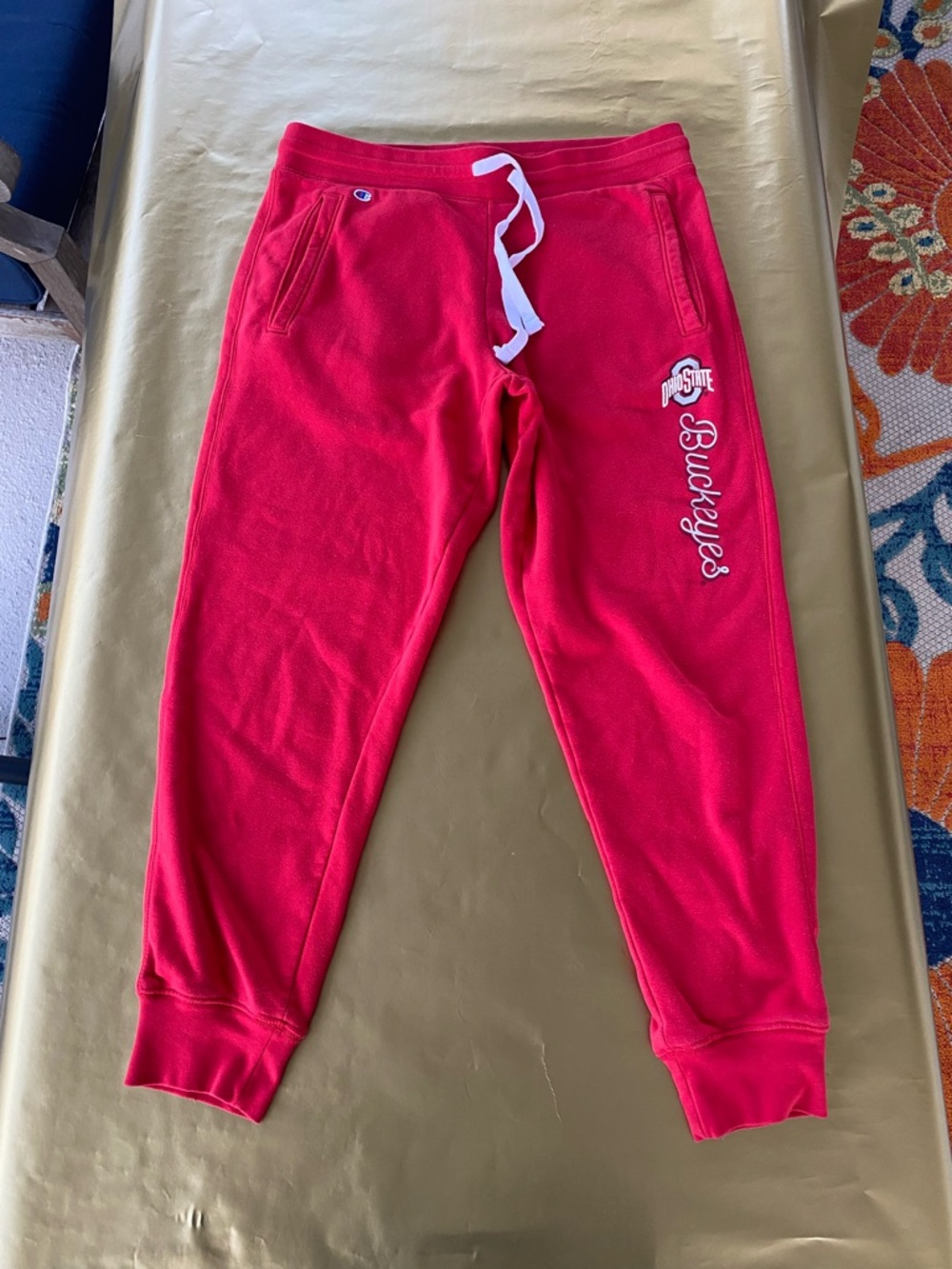 Ohio State Buckeyes Champion Red Buckeyes Joggers